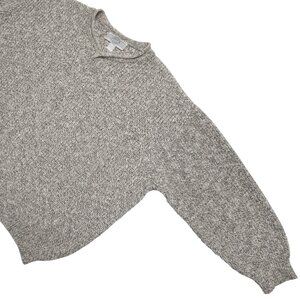 Sundazed (Germany) 80s Heavy Guage Marled Yarn Ribbed Fisherman's Knit : L